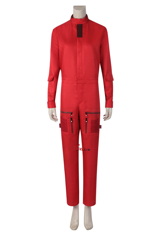 Mantis Red Jumpsuit Cosplay Costume