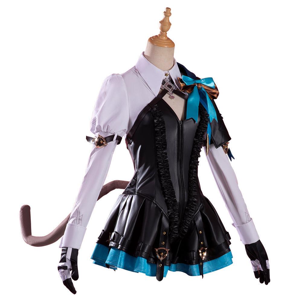 Game Genshin Impact Lynette Dress Cosplay Costume