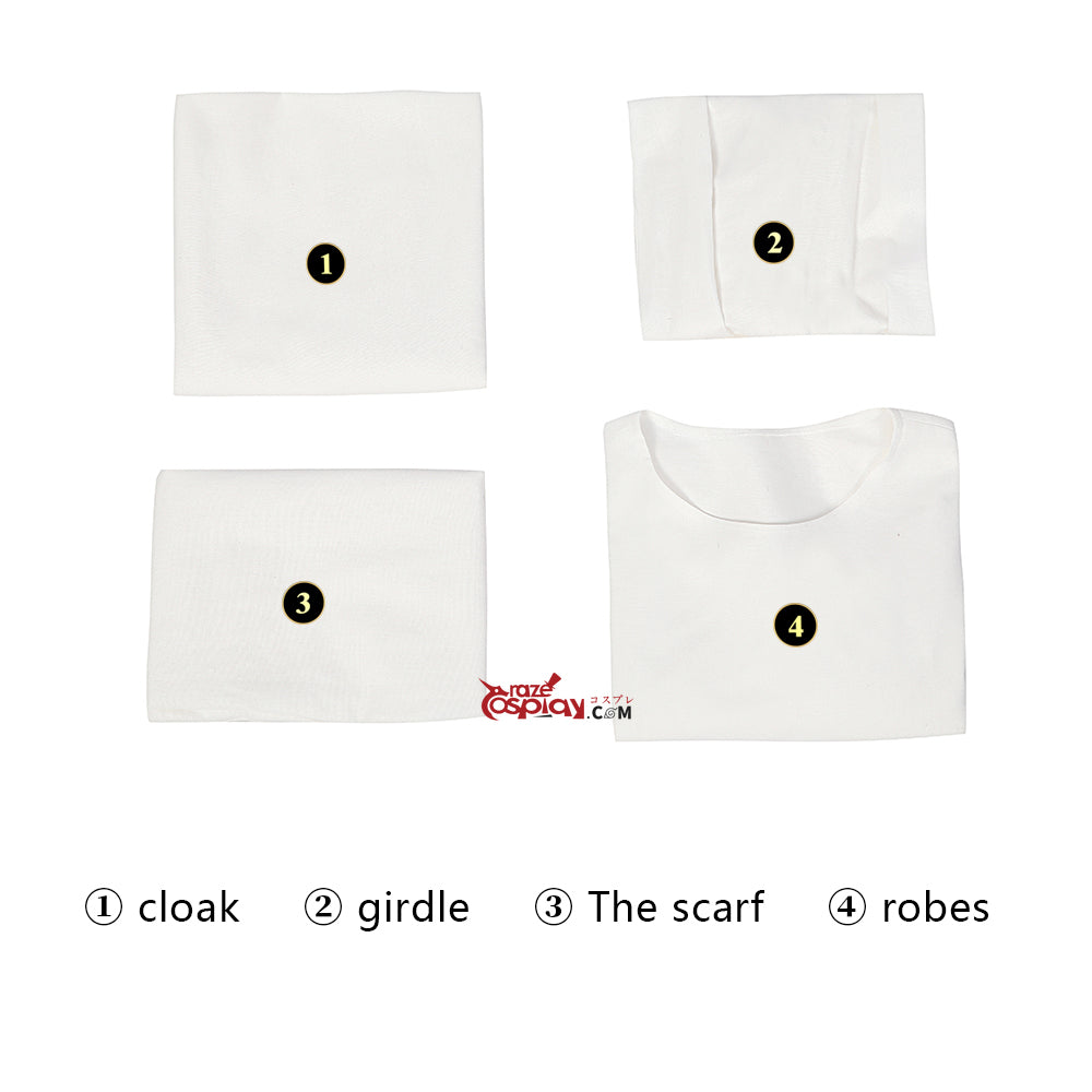 Gorr White Outfit Cosplay Costume