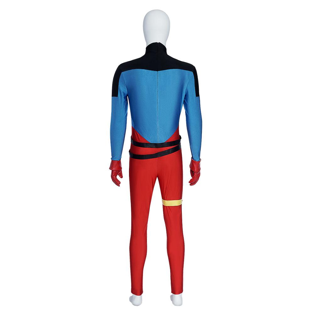 Superboy Conner Kent Jumpsuit Outfit Cosplay Costume