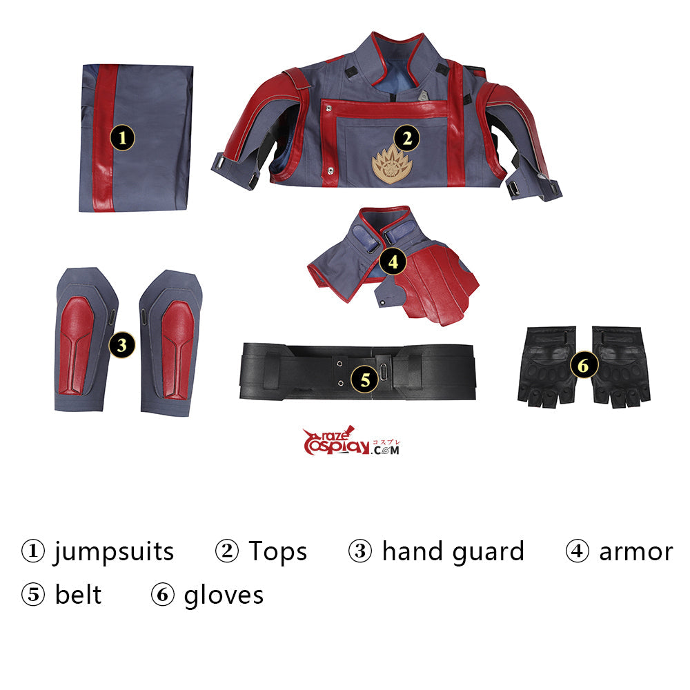 Peter Quill Team Suit Cosplay Costume