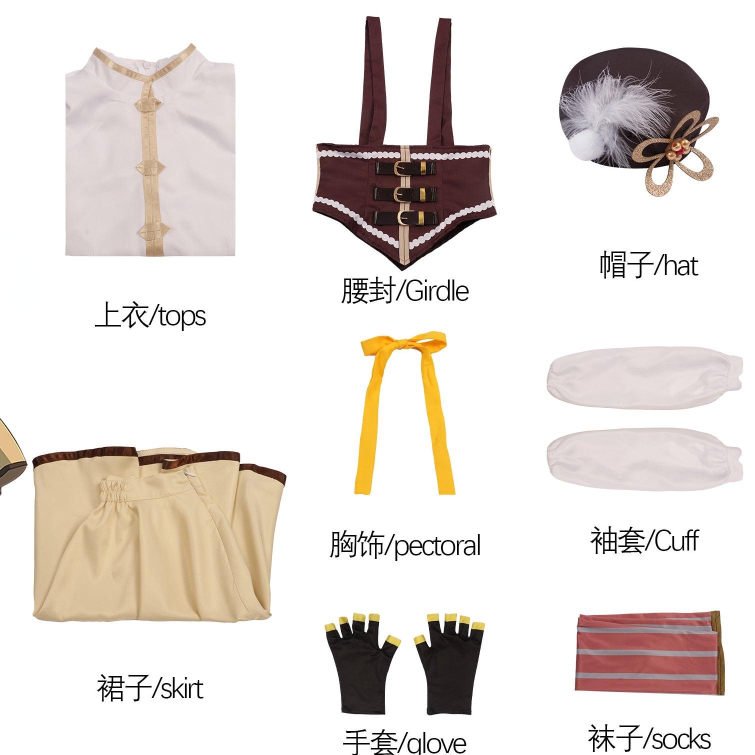 Puella Magi Madoka Magica Tomoe Mami Outfit Cosplay Costume