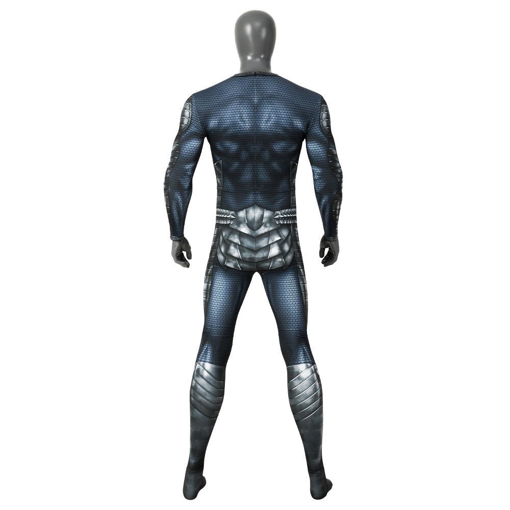 Aquaman 2 The Lost Kingdom Aquaman Gray Jumpsuit Cosplay Costume