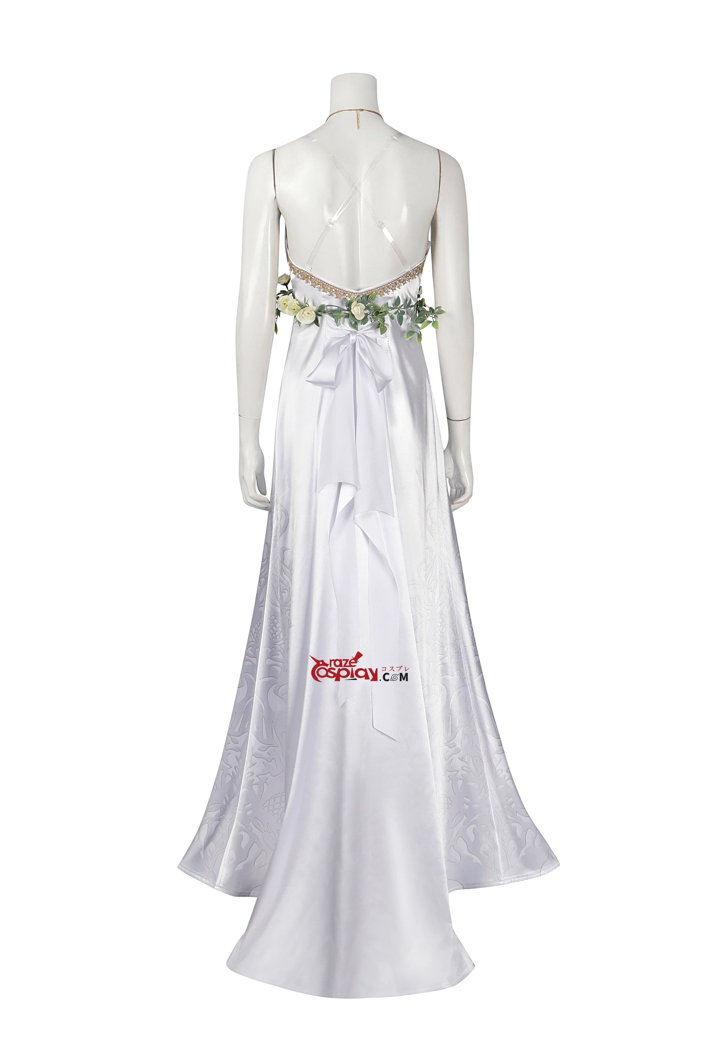 Aerith White Dress Cosplay Costume