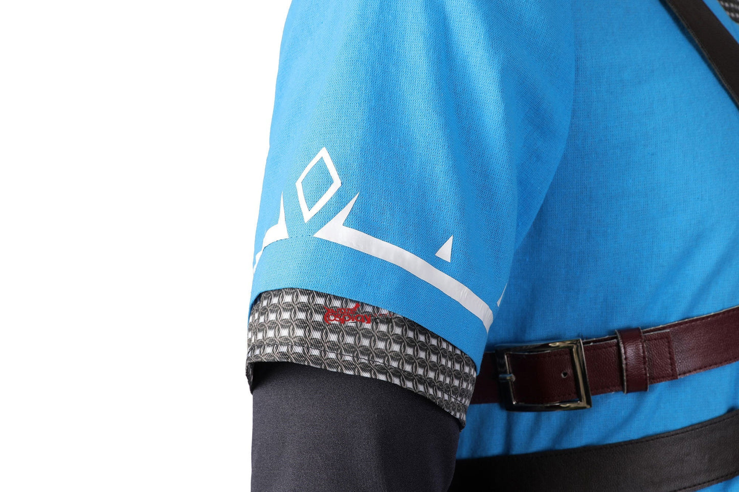 Zelda Link Blue Outfit Cosplay Costume