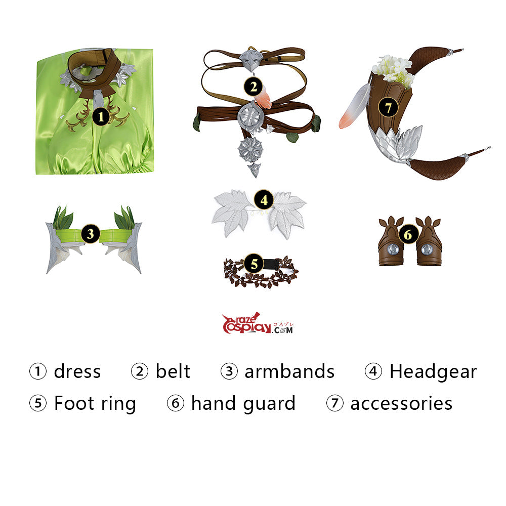 Nophica Dress Cosplay Costume