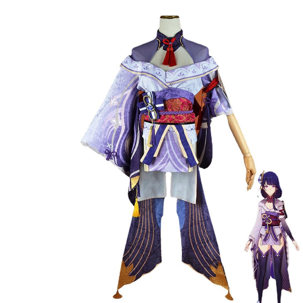 Raiden Shogun cosplay costume Genshin Impact outfit