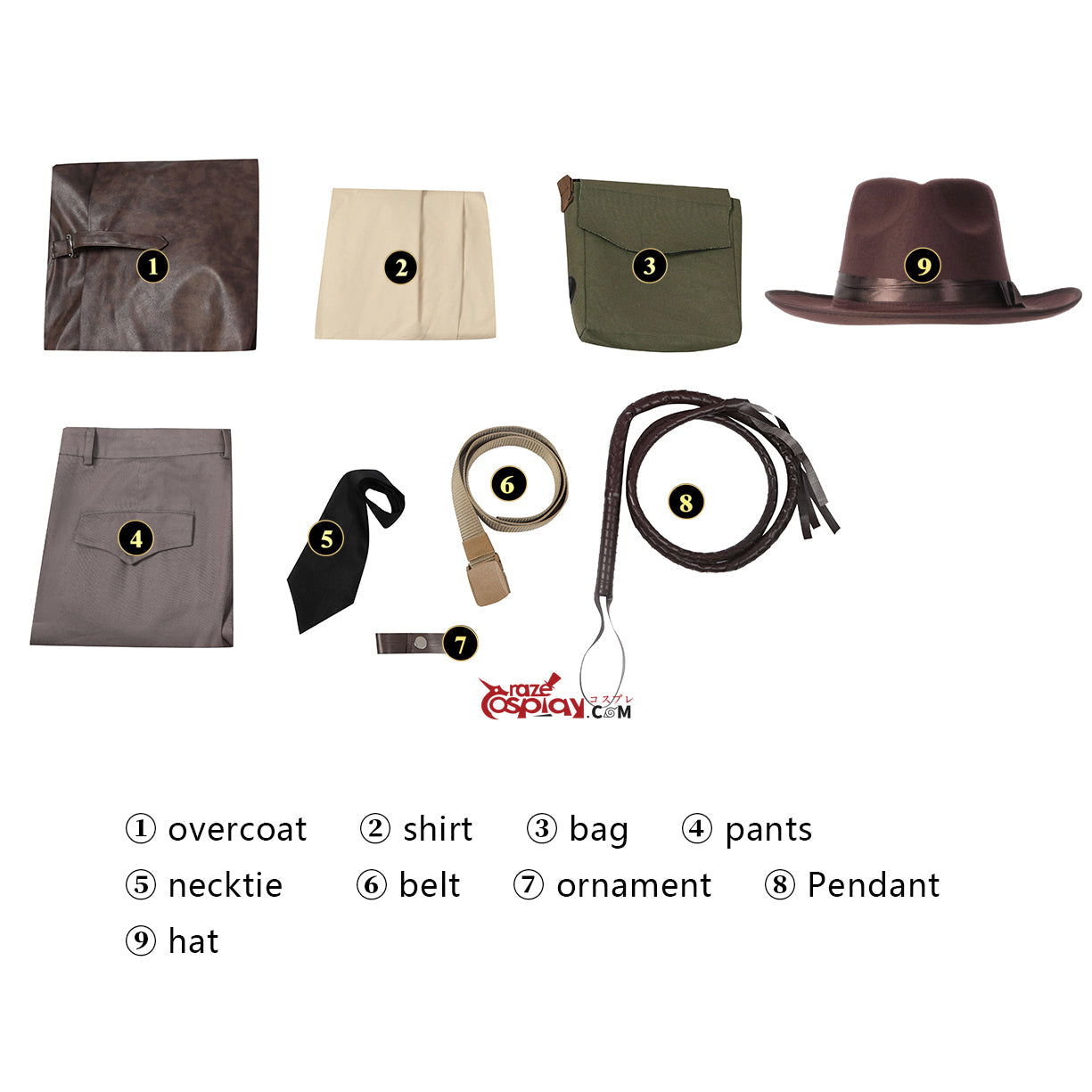 Indiana Jones Cosplay Costume