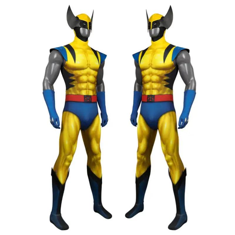 X Men 97 Wolverine Jumpsuit Cosplay Costume