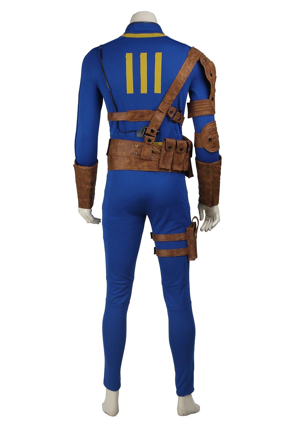 Vault 111 Light Blue Uniform Outfit Cosplay Costume