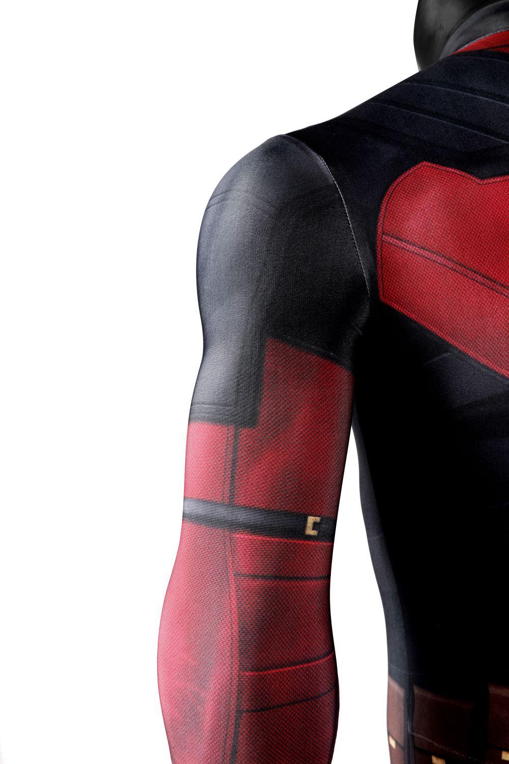 Deadpool 3 Wade Wilson Jumpsuit Halloween Cosplay Costume Bodysuit Mask