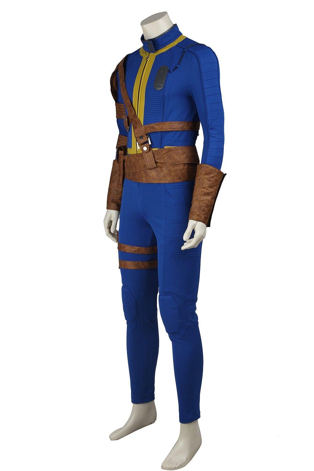 Vault 111 Light Blue Uniform Outfit Cosplay Costume
