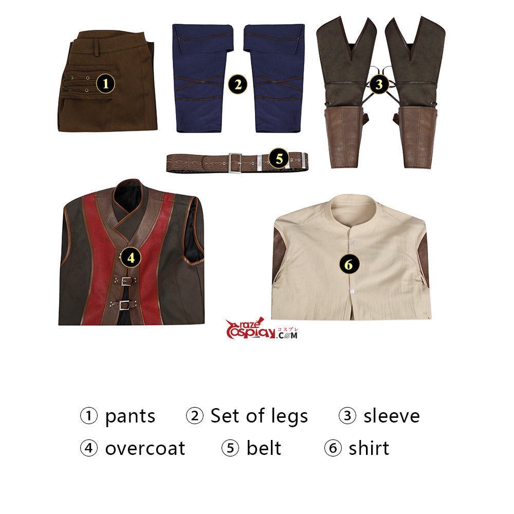 Wyll Outfit Cosplay Costume