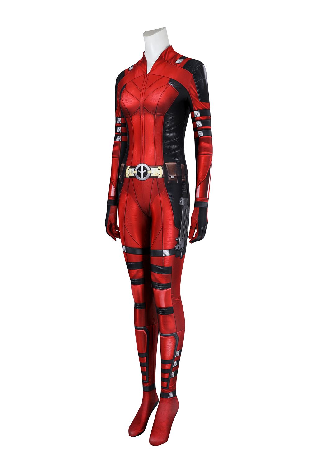 Lady Deadpool Deadpool 3 Lycra Jumpsuit Cosplay Costume