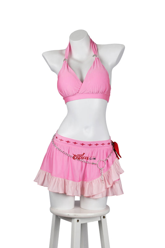 Aerith Gainsborough Swimsuit Cosplay Costume