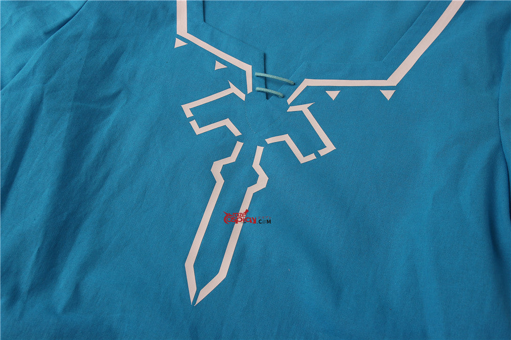 Zelda Link Blue Outfit Cosplay Costume