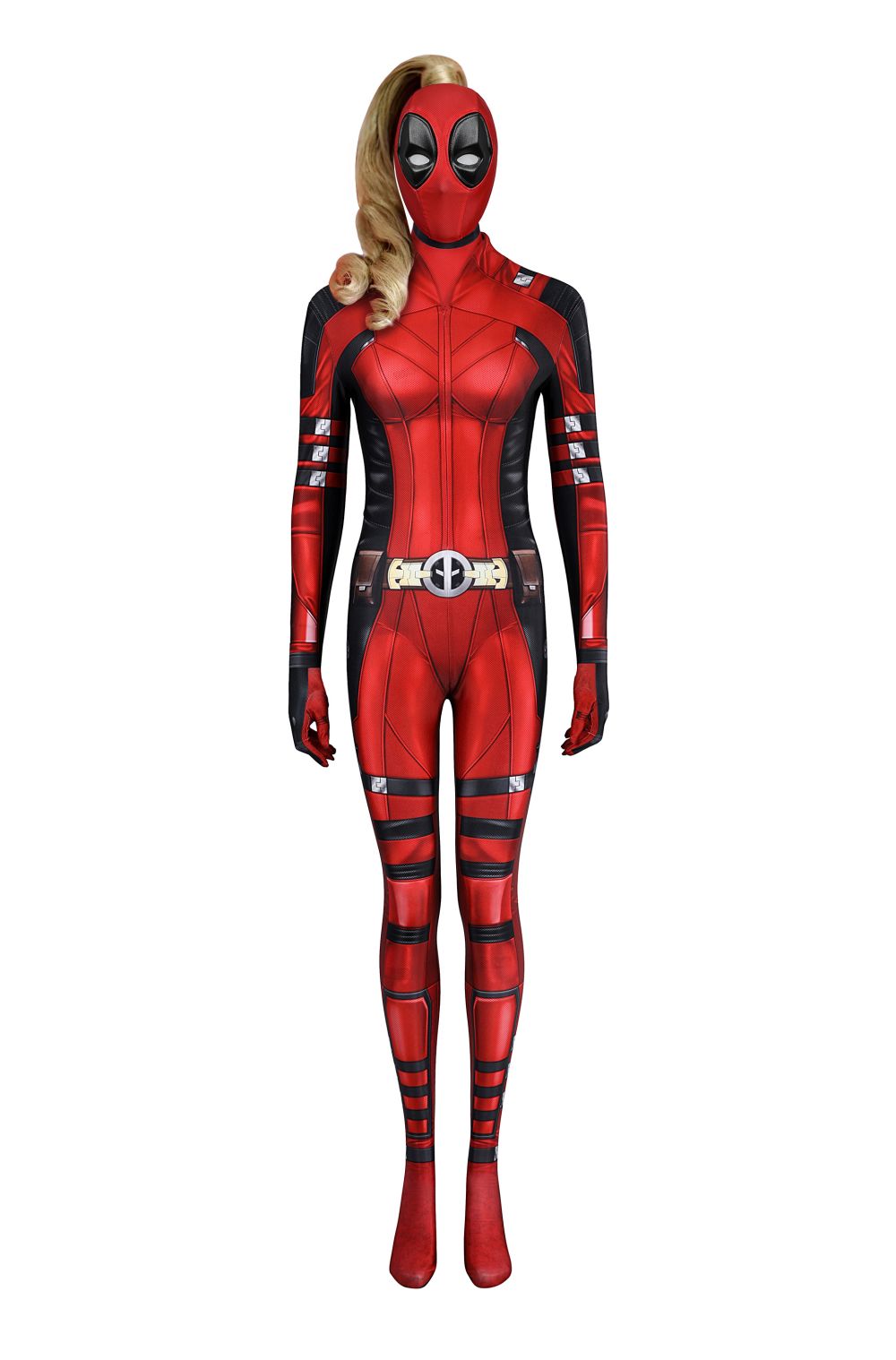 Lady Deadpool Deadpool 3 Lycra Jumpsuit Cosplay Costume