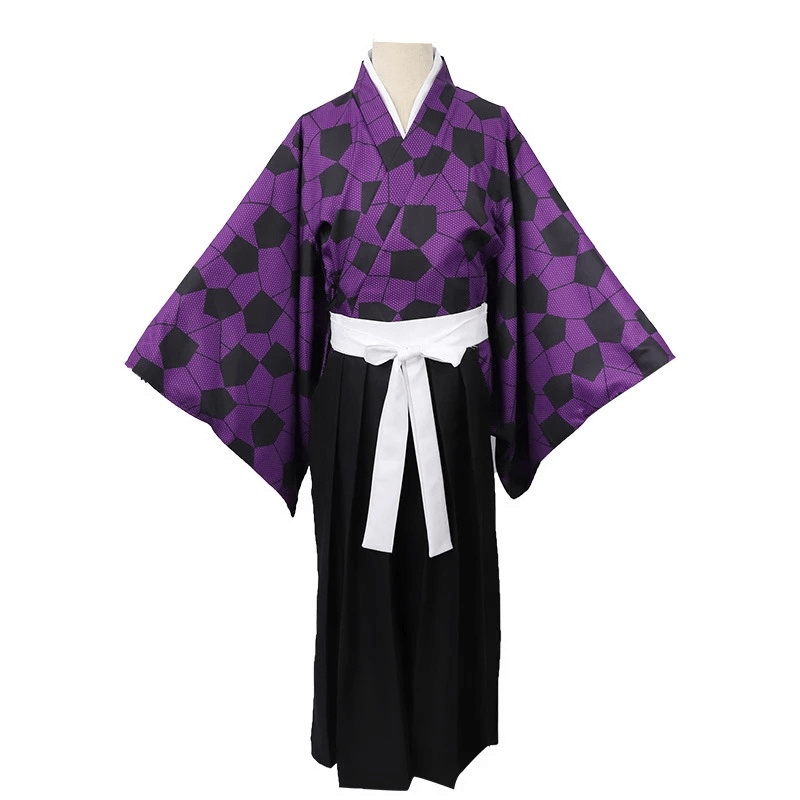 Demon Slayer Kimetsu No Yaiba Kokushibou Tsugikuni Michikatsu Suit Cosplay Costume - CrazeCosplay