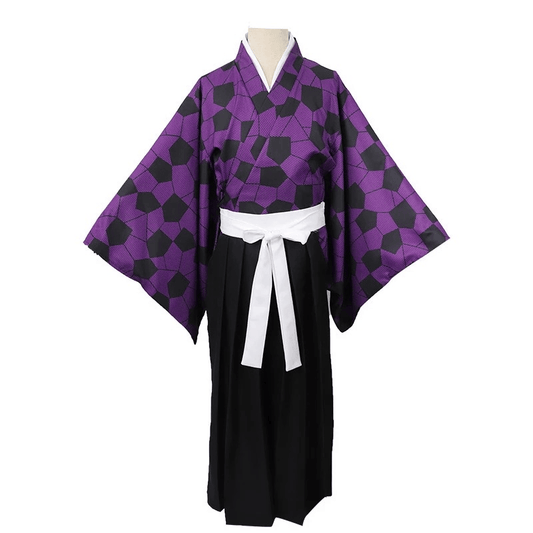 Demon Slayer Kimetsu No Yaiba Kokushibou Tsugikuni Michikatsu Suit Cosplay Costume - CrazeCosplay