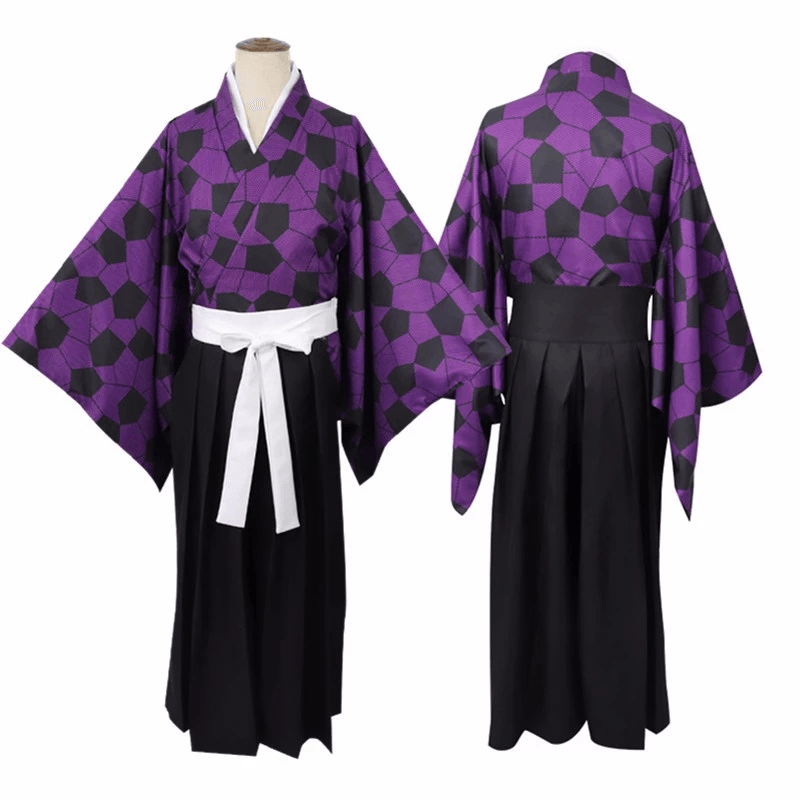 Demon Slayer Kimetsu No Yaiba Kokushibou Tsugikuni Michikatsu Suit Cosplay Costume - CrazeCosplay