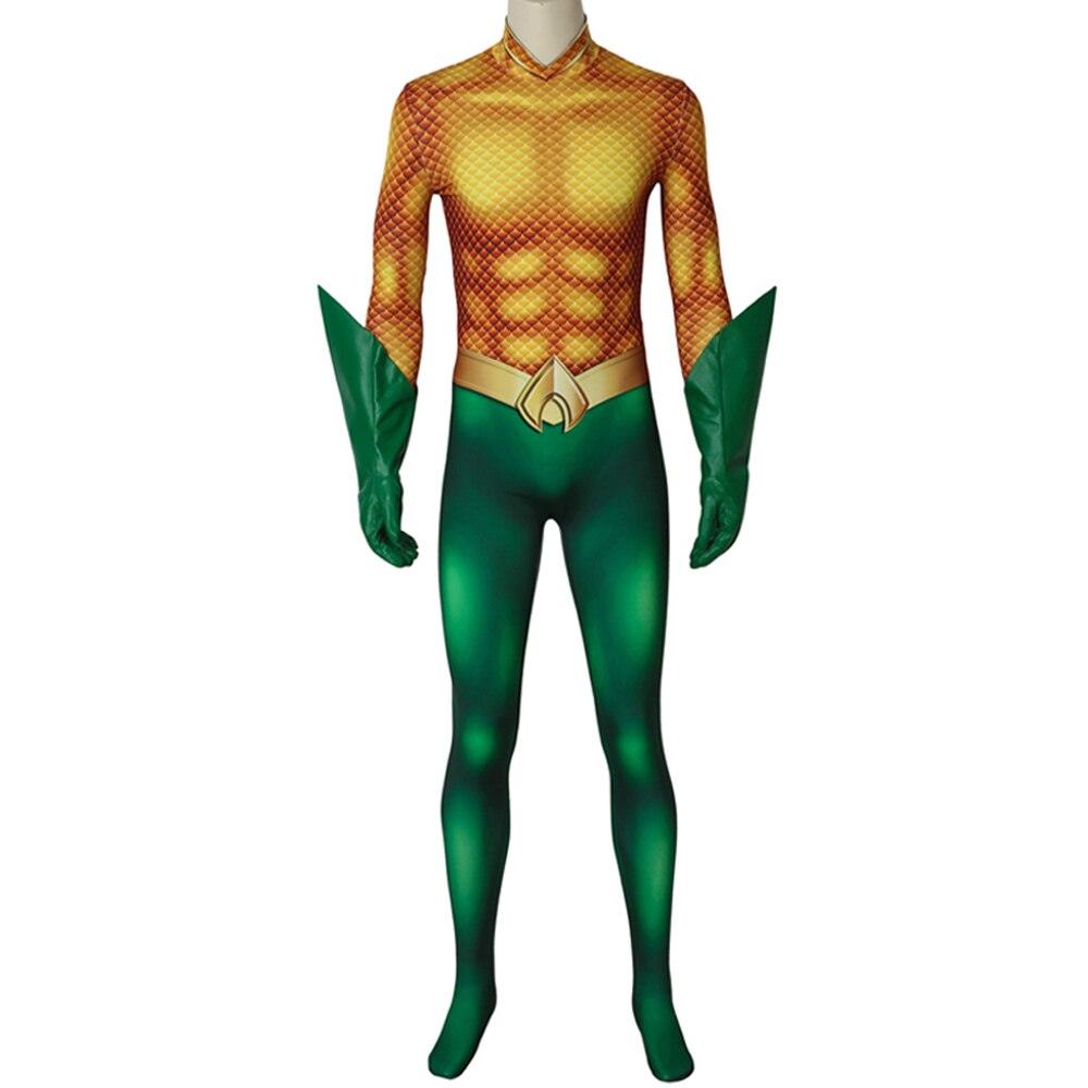 Dc Justice League Aquaman Arthur Curry Outfit Cosplay Costume