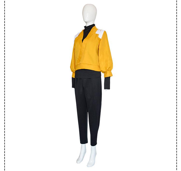 Bleach Yoruichi Yellow Outfits Cosplay Costume