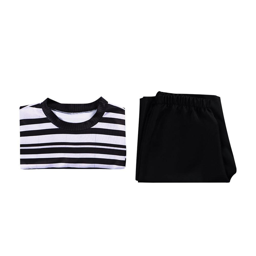 Pugsley Addams Outfit The Addams Family Cosplay Costume