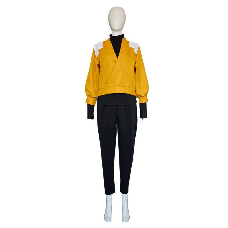 Bleach Yoruichi Yellow Outfits Cosplay Costume