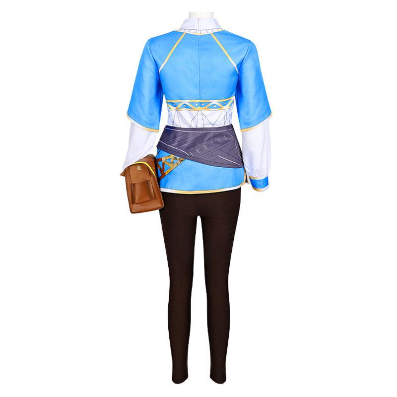 Zelda Princess Breath of The Wild Costume Cosplay Halloween Outfits