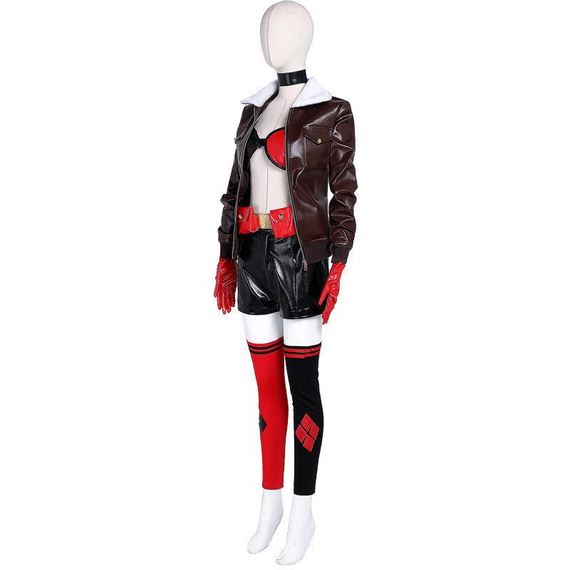 Suicide Squad Harley Quinn Costume Cosplay Outfit