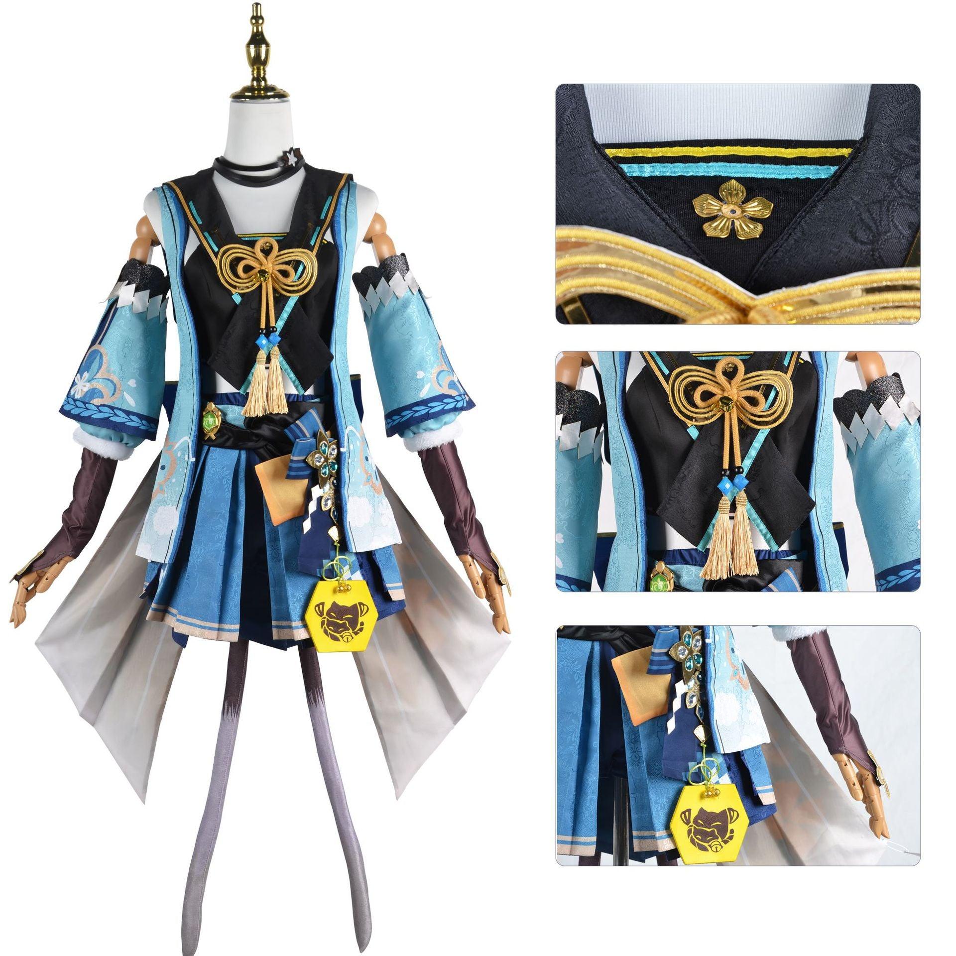 Game Genshin Impact Cosplay Kirara Costume