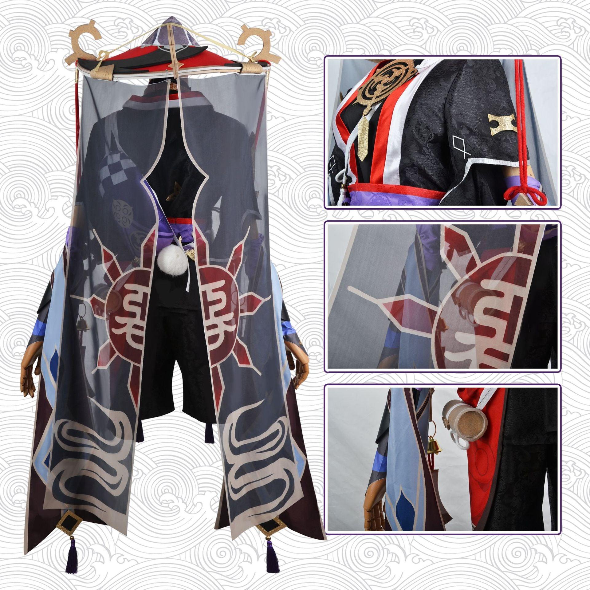 Genshin Impact Scaramouche Kunikuzushi Cosplay Costumes for Adult