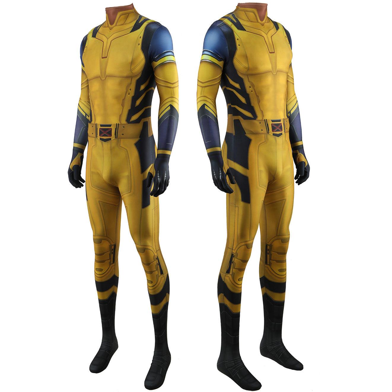 Wolverine Deadpool 3 Jumpsuit Cosplay Costume Halloween Party Suit