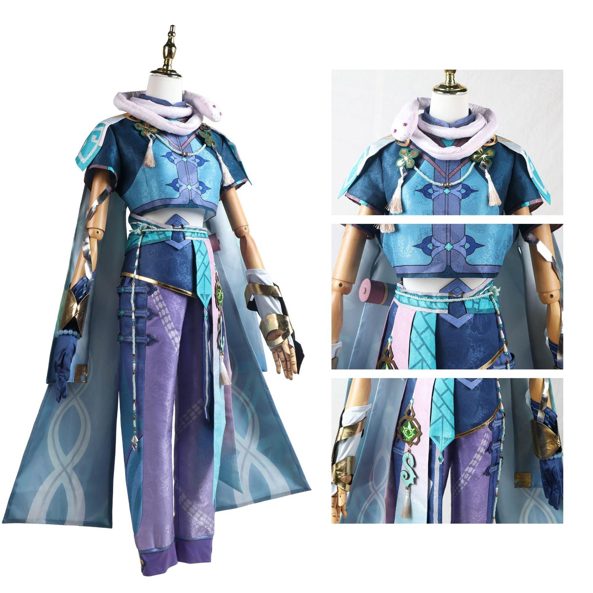 Genshin Impact Baizhu Cosplay Costume