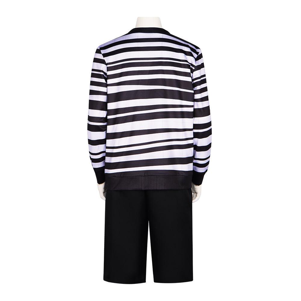 Pugsley Addams Outfit The Addams Family Cosplay Costume