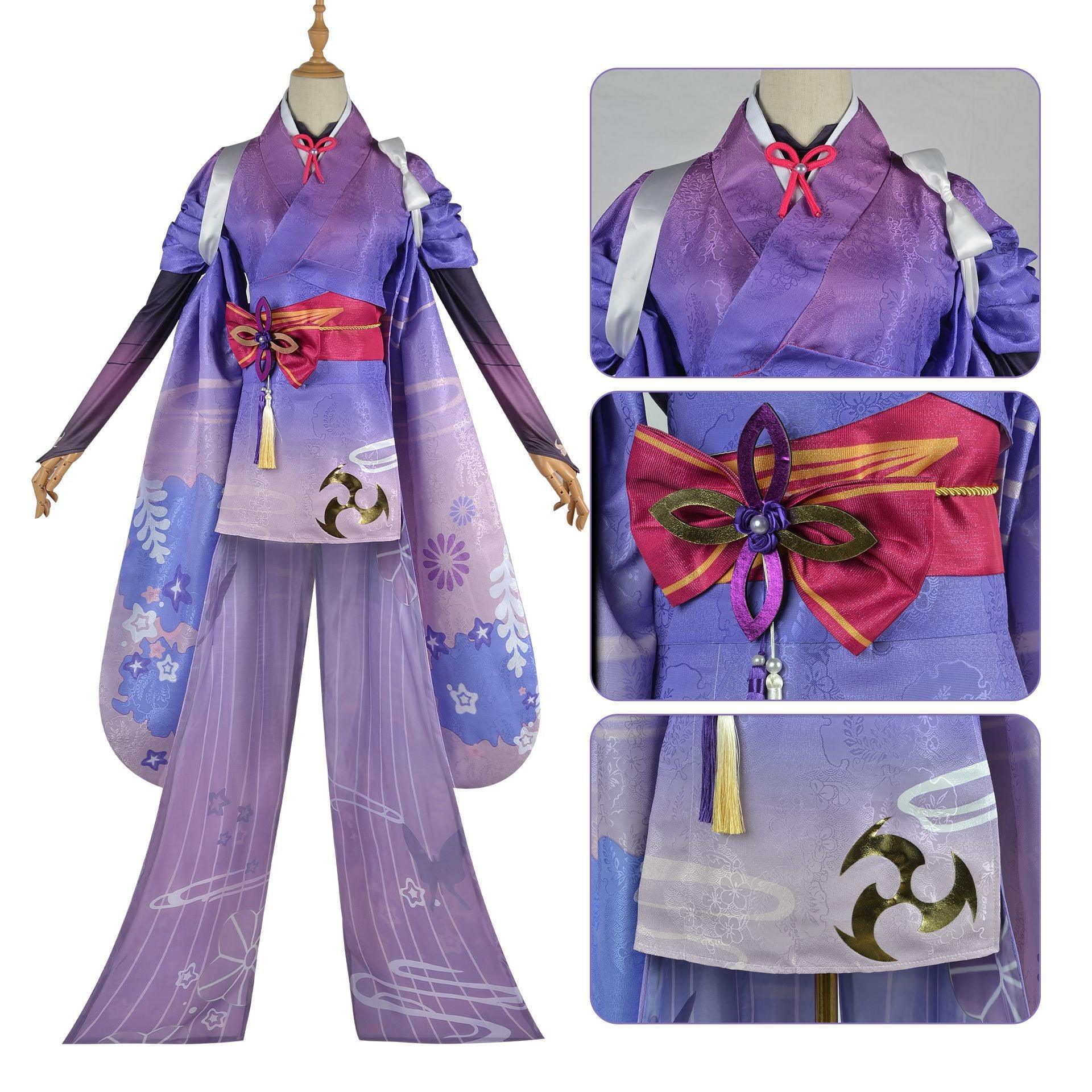 Genshin Impact  Raiden Shogun Cosplay Costume