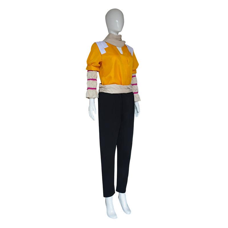 Bleach Yoruichi Yellow Outfits Cosplay Costume