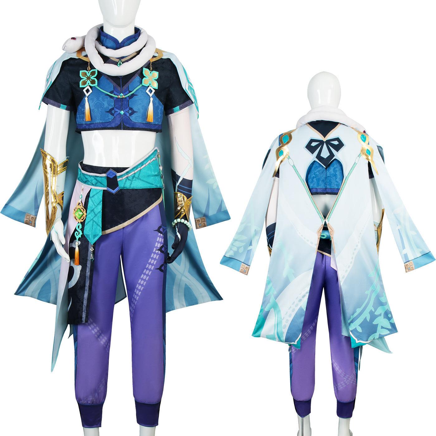 Baizhu Costume Genshin Impact Cosplay Suit