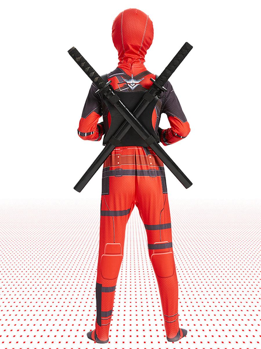 Deadpool Jumpsuit Cosplay Costume Halloween Party Suit