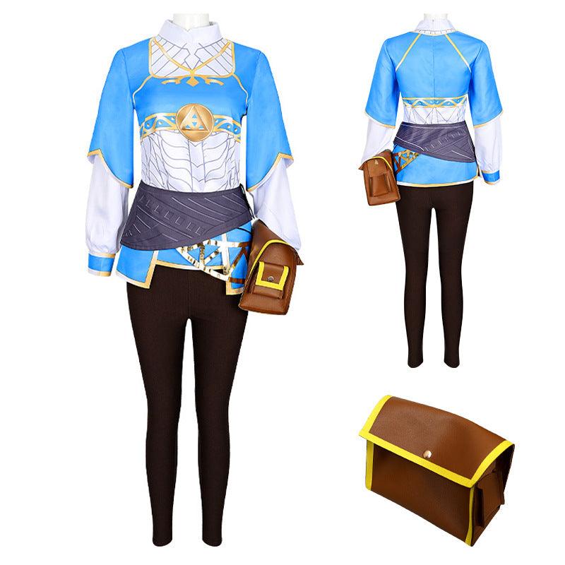 Zelda Princess Breath of The Wild Costume Cosplay Halloween Outfits