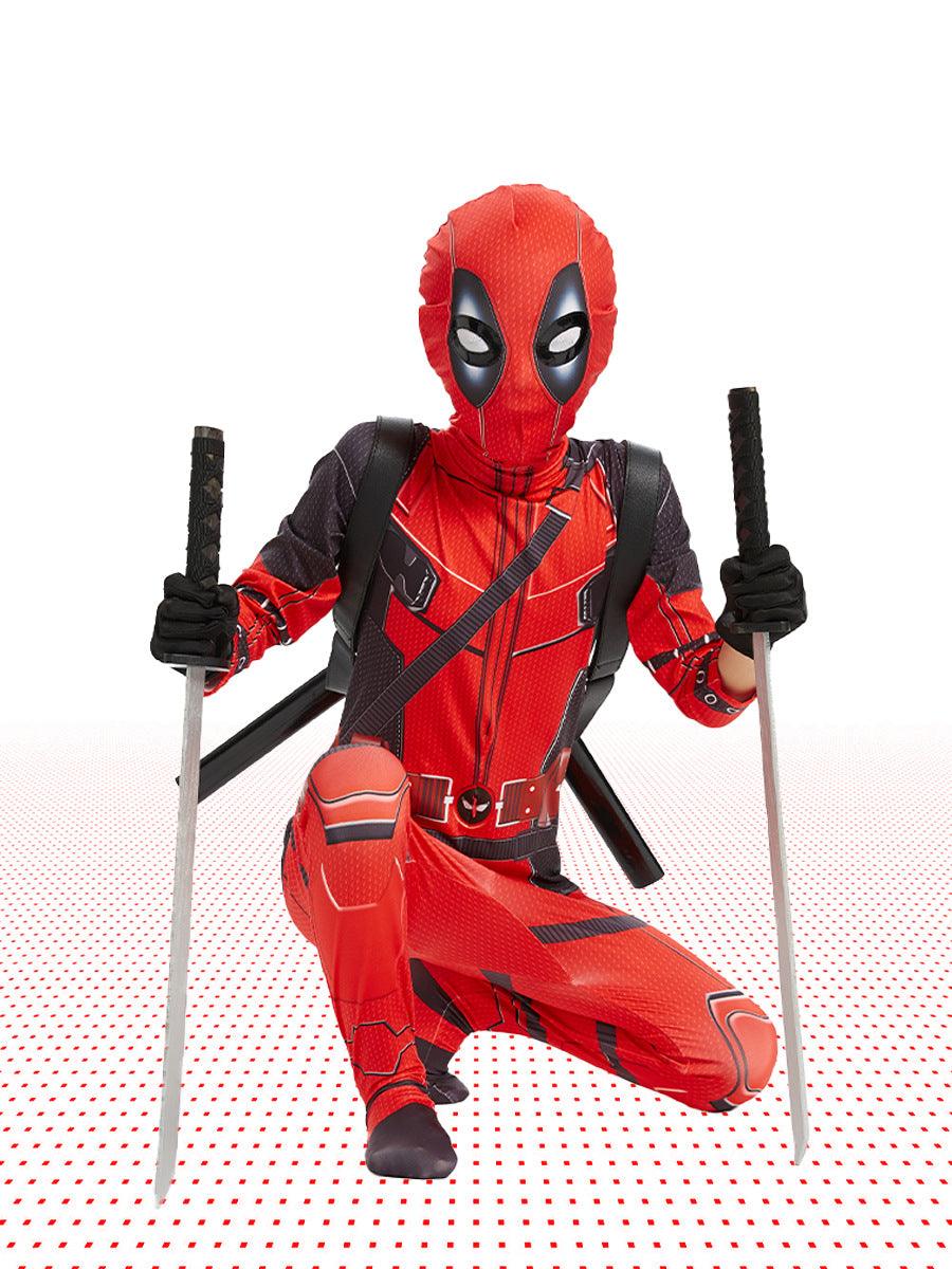 Deadpool Jumpsuit Cosplay Costume Halloween Party Suit