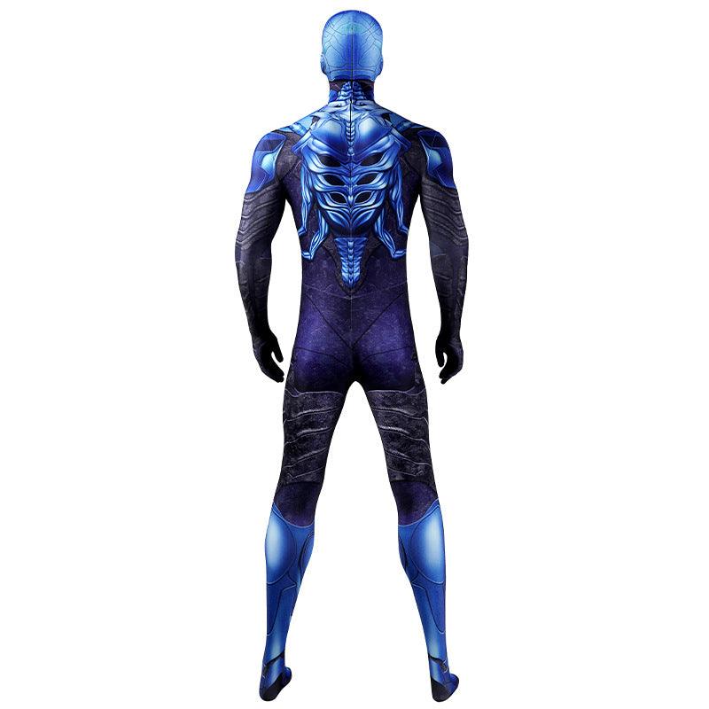 Movie Blue Beetle Lycra Jumpsuit Cosplay Costume