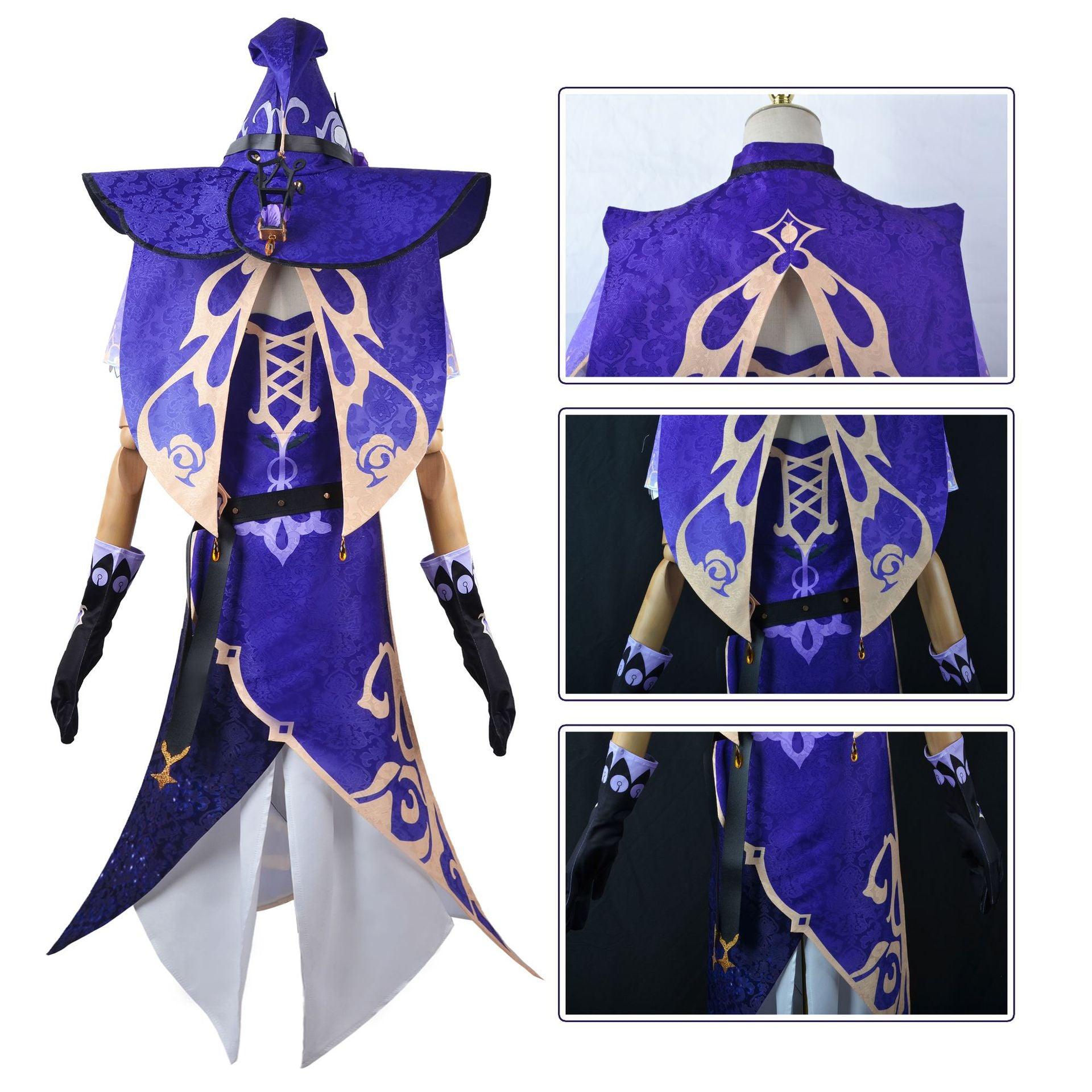 Genshin Impact Lisa Minci Cosplay Costume Lisa Dress