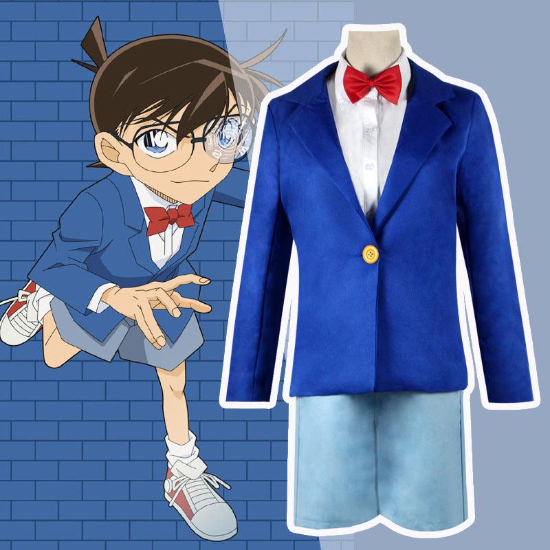 Detective Conan Jimmy Kudo School Uniform Halloween Cosplay Costume for Kids