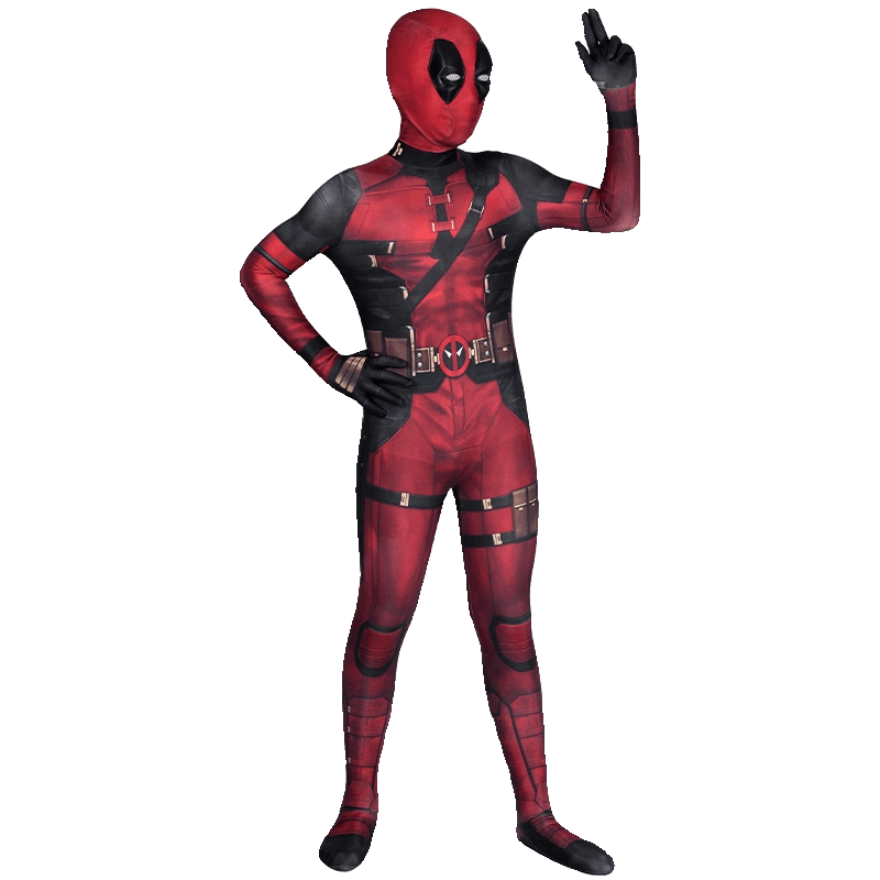 Deadpool Wade Wilson Jumpsuit Cosplay Costume for Kids