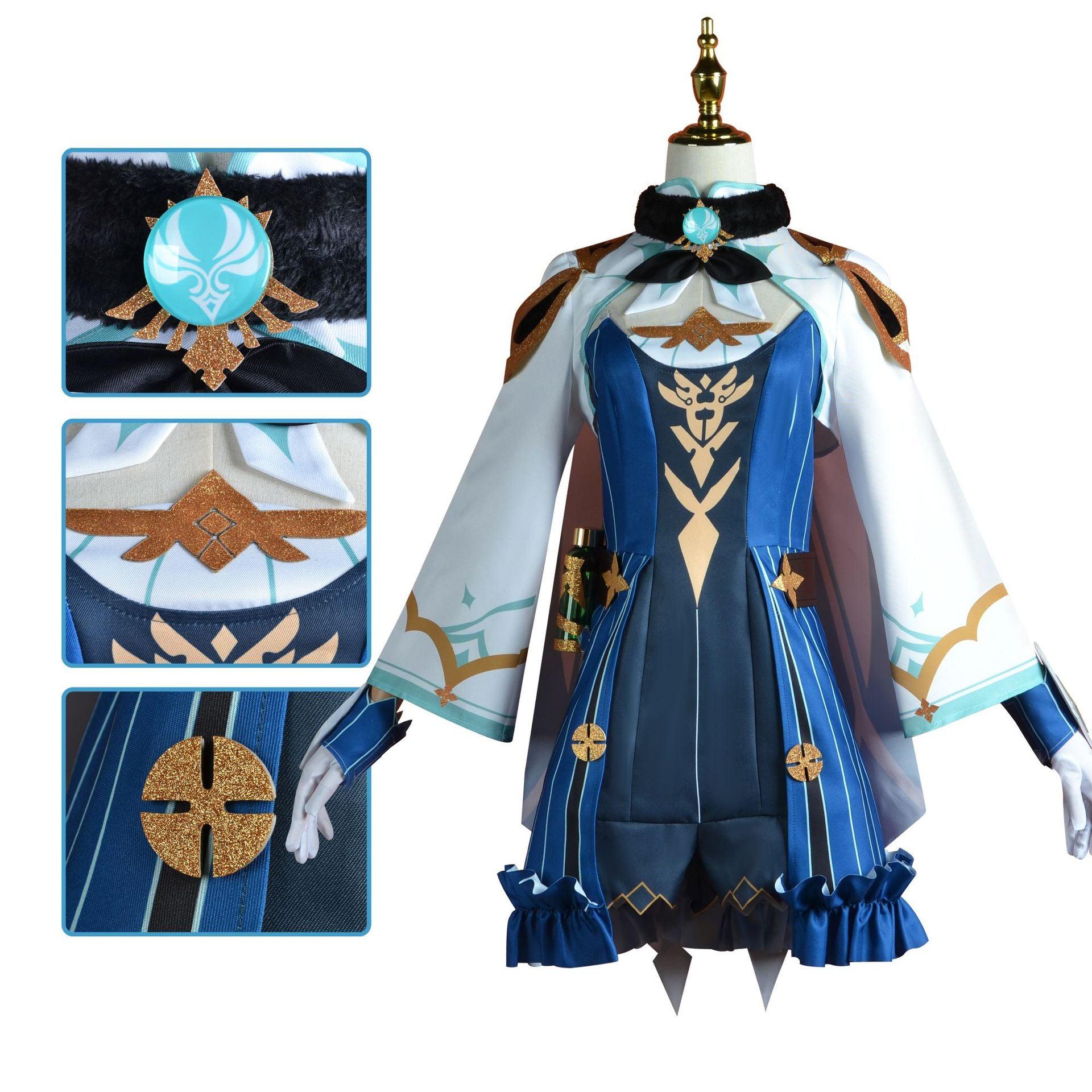 Game Genshin Impact Sucrose Cosplay Costume