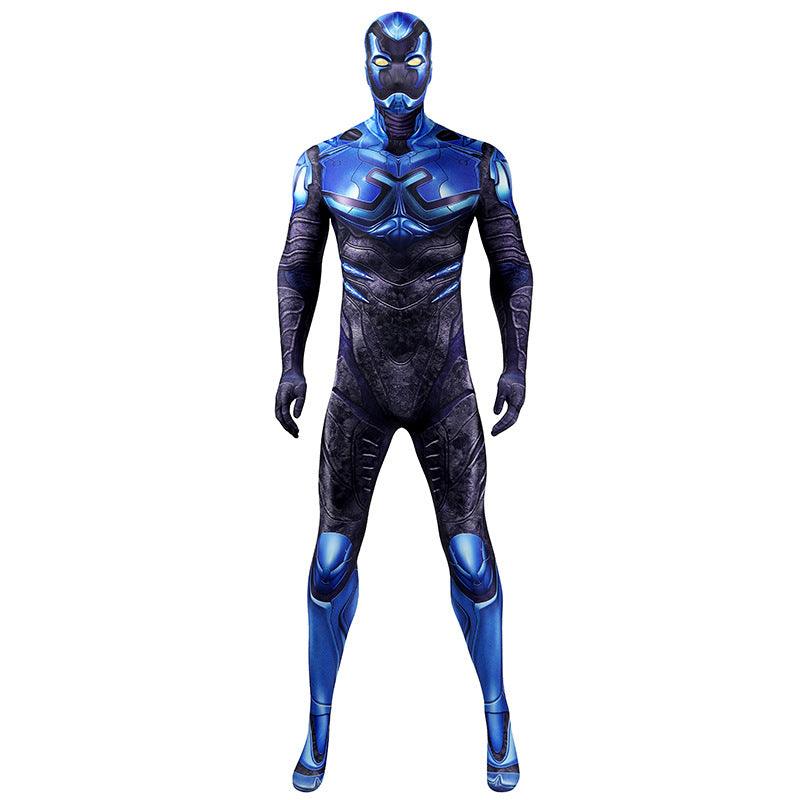 Movie Blue Beetle Lycra Jumpsuit Cosplay Costume