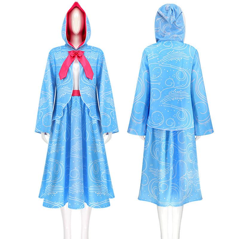 Cartoon Cinderella The Fairy Godmother Halloween Cosplay Costume