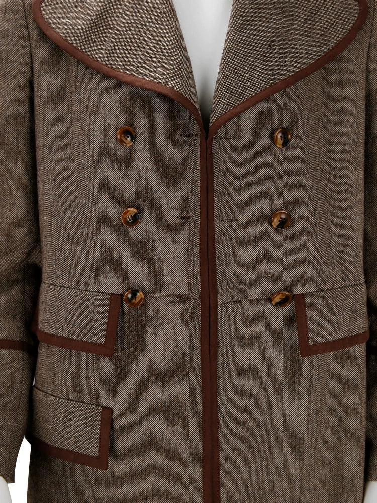 Doctor Who Fourth Brown Jacket Trench Coat Cosplay Costume