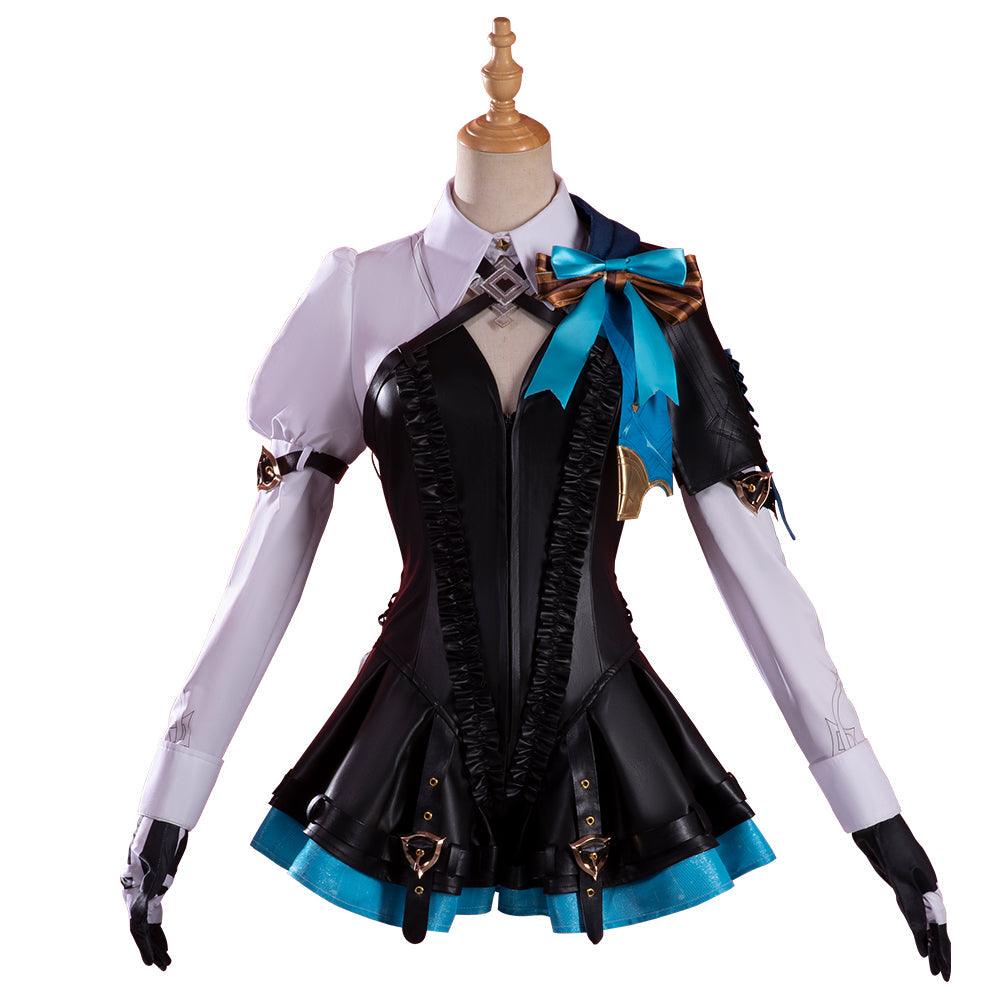 Game Genshin Impact Lynette Dress Cosplay Costume